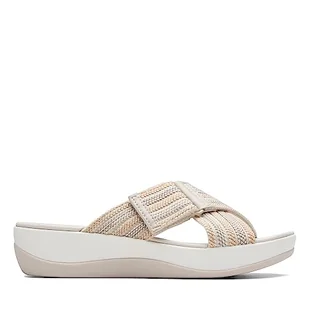 Clarks Klapki damskie Arla Wave, 8 - Klapki i japonki damskie - miniaturka - grafika 1