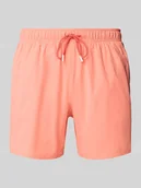 Kąpielówki męskie - Szorty kąpielowe ze wstawką z siateczki - miniaturka - grafika 1