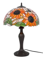 Lampy stojące - Dekoracyjna lampa stołowa witrażowa - 3X A661 Dione - miniaturka - grafika 1