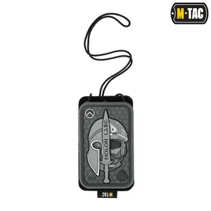 M-Tac - Pokrowiec na identyfikator z przezroczystym panelem - Czarny - 10131002 - Survival - akcesoria - miniaturka - grafika 3