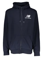 Bluzy męskie - New Balance Bluza "Essentials" w kolorze granatowym - miniaturka - grafika 1