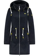 Płaszcze damskie - Schmuddelwedda Damski płaszcz polarowy fraully 34328263, granatowy melanż, XL, granatowy melanż, XL - miniaturka - grafika 1