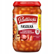 Szybkie dania obiadowe - Pudliszki Fasolka po bretońsku z kiełbasą i boczkiem 610 g - miniaturka - grafika 1