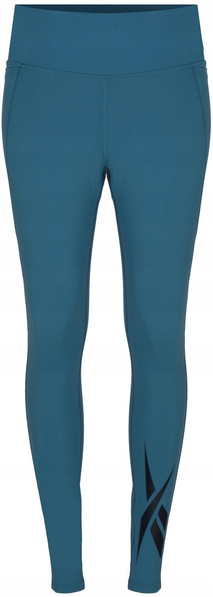 REEBOK - DAMSKIE LEGGINSY - LUX HR VECTOR TIGHT HS4773 niebieskie