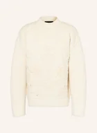 Swetry męskie - Lacoste Sweter weiss - LACOSTE - miniaturka - grafika 1