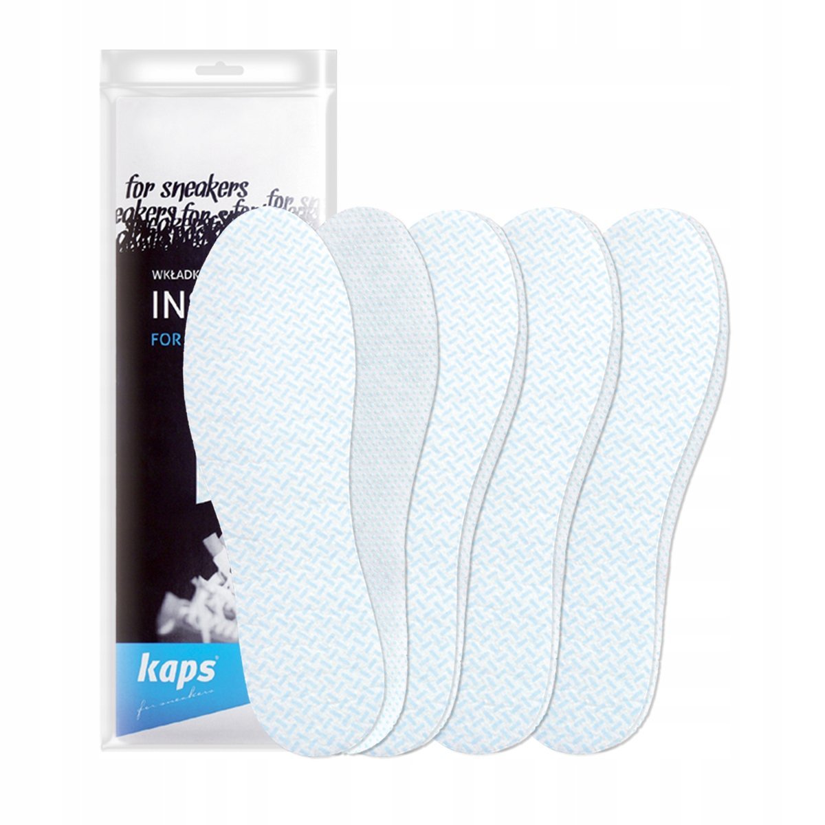 Wkładki do butów, trampek, Fresh Sneakers, 4 pary, 35-40, Kaps