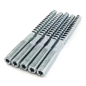 Wkręty - 5 x wkręty dwugwintowe do drewna z gwintem metrycznym 8x80 - miniaturka - grafika 1