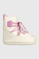 Śniegowce damskie - Moon Boot śniegowce SNEAKER MID kolor beżowy 14028200.002 - miniaturka - grafika 1