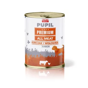 Karma mokra dla psa PUPIL Premium All Meat JUNIOR kurczak i wołowina 800 g - Mokra karma dla psów - miniaturka - grafika 1