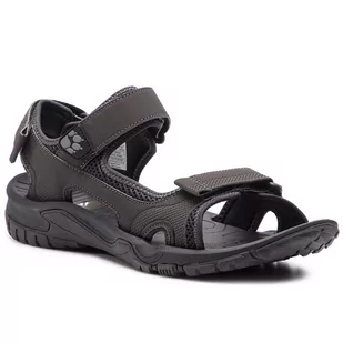 Jack Wolfskin Sandały Lakewood Cruise Sandal M 409011 Phantom - Sandały damskie - miniaturka - grafika 1