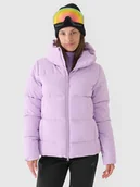 Kurtki damskie - 4F Kurtka narciarska membrana NeoDry 5000 damska - fioletowa XXL - miniaturka - grafika 1