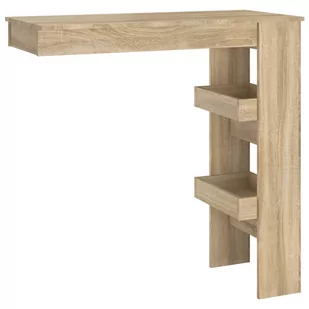 Lumarko Stolik barowy, sonoma, 102x45x103,5 cm, materiał drewnopochodny - Ławy i stoliki kawowe - miniaturka - grafika 3