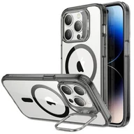 Etui i futerały do telefonów - ESR Etui Classic Kickstand Halolock Magsafe do Apple iPhone 14 Pro Przezroczysto-czarny - miniaturka - grafika 1
