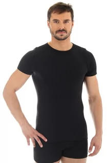 Koszulki męskie - Brubeck, T-shirt męski, Comfort Wool, rozmiar M - grafika 1