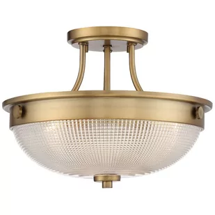 Quoizel MANTLE QZ/MANTLE/SF WS plafon sufitowy 2x60W/E27 ELSQZ/MANTLE/SF WS - Lampy sufitowe - miniaturka - grafika 1