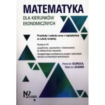 Matematyka dla kierunków ekonomicznych Gurgul Henryk Suder Marcin - Matematyka - miniaturka - grafika 1