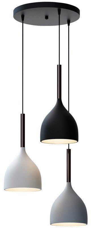 Lampa sufitowa metalowa klosz wisząca AT21-3SZ-MIX