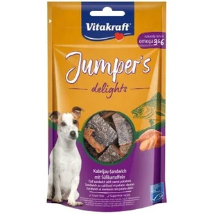 Vitakraft Jumpers delights FishSandwich 6 x 80 g - Przysmaki dla psów - miniaturka - grafika 1