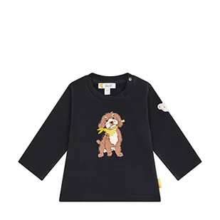 Steiff Chłopięcy kaptur z graffic bluza, Steiff Navy, 56 - Bluzy i sweterki niemowlęce - miniaturka - grafika 1