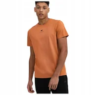 Koszulki męskie - 4F T-Shirt Koszulka Ttshm363 Brąz L - miniaturka - grafika 1