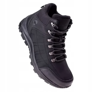 Buty męskie trekkingowe Hangelo czarne 46 - Buty trekkingowe męskie - miniaturka - grafika 1