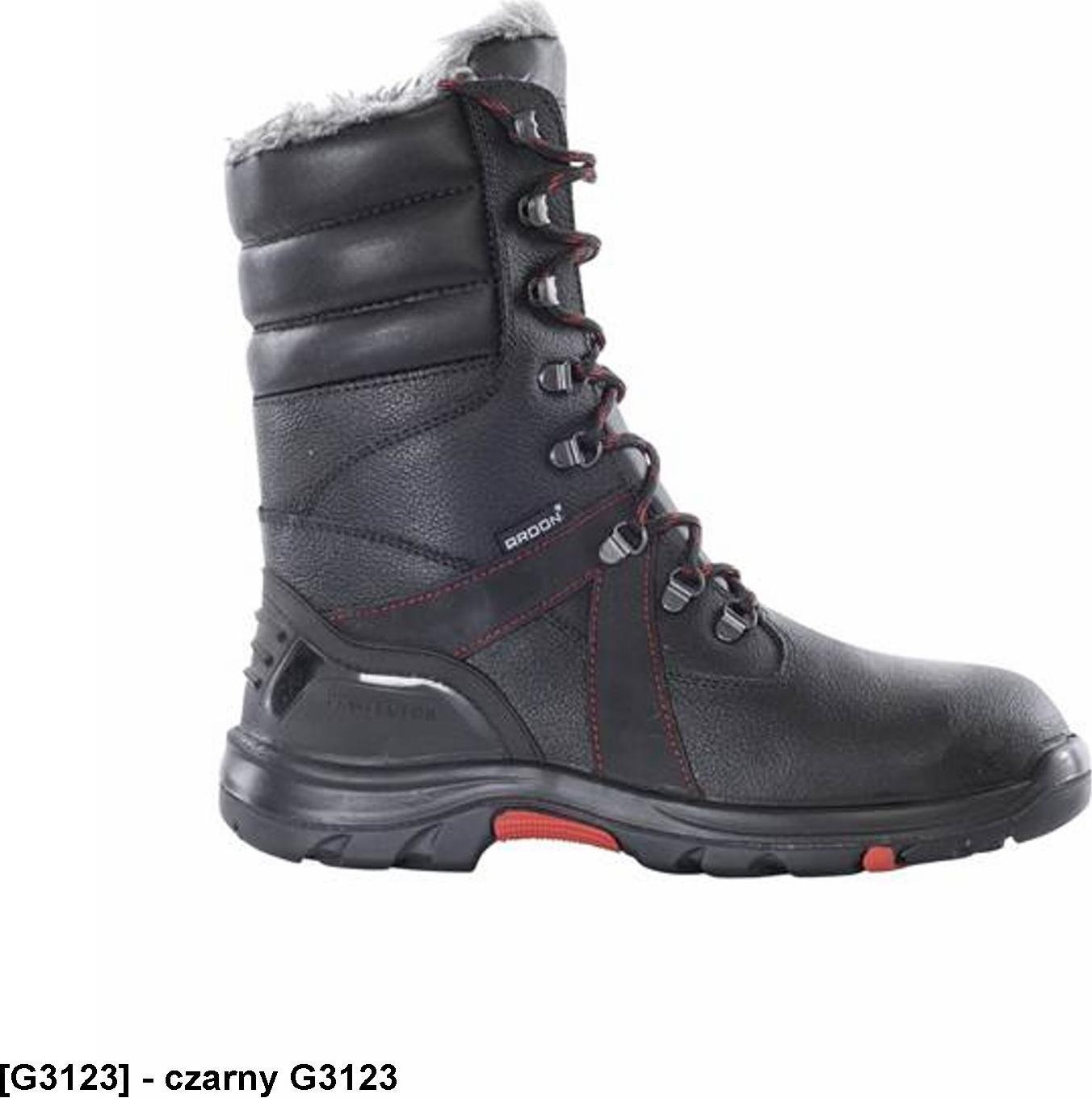 Ardon ARDON HIBERNUS S3 - zimowe obuwie ochronne, podnosek, wkładka antyprzebiciowa, podeszwa nierysująca, olejo odporna, antystatyczna, ciepło kontaktowe do 300 C, wodoodporna impregnacja cholewki 42