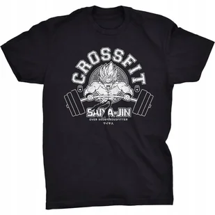 Goku Crossfit Koszulka Dragon Ball Trening Gym - Koszulki męskie - miniaturka - grafika 1