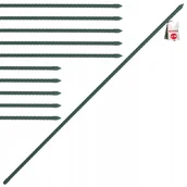 Ogrodzenia - Tyczka Podpórka Roślin Stal Powlekana 120Cm 10Szt - miniaturka - grafika 1