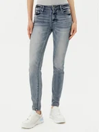 Spodnie damskie - Armani Exchange Jeansy XW000129 AF12852 MB001 Niebieski Slim Fit - miniaturka - grafika 1
