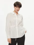 Koszule damskie - Pieces Koszula 17135099 Écru Regular Fit - miniaturka - grafika 1