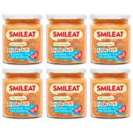 Dania dla dzieci - Smileat Słoiczek z ekologicznymi małymi kawałkami makaronu z pomidorami po 10 miesiącu Zestaw 6 x 230 g Bio - miniaturka - grafika 1