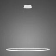 Lampy sufitowe - Lampa wisząca Ledowe Okręgi No.1 Φ100 cm in 4k biała Altavola Design - miniaturka - grafika 1