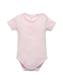 Body dla niemowląt - Niemowlęce body miś różowe Olimpias r.74 - miniaturka - grafika 1