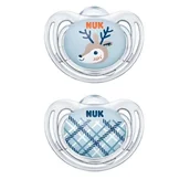 Smoczki do butelek - NUK 177137 SMOCZEK SILIKONOWY SNOW 18-36 2SZT/PUDEŁKO NUKS-2062 - miniaturka - grafika 1