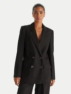 Marynarki i żakiety damskie - Guess Marynarka W5BN59 W2422 Czarny Regular Fit - miniaturka - grafika 1