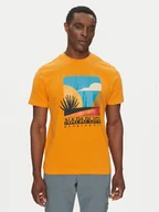 Koszulki męskie - Napapijri T-Shirt S-Arbia NP0A4IE3 Pomarańczowy Regular Fit - miniaturka - grafika 1