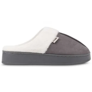 Kapcie Damskie Lekkie Z Futerkiem Ciapy Laczki Wsuwane Modne Stylowe Domowe Futerkowe Cieple Papcie Wygodne Komfortowe Ocieplane Knowi Szare 40/41 - Kapcie damskie - miniaturka - grafika 1