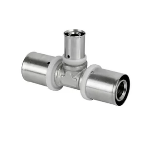 Pex Trójnik zaciskowy 20x16x20 mm - Łączniki, trójniki, kształtki Pex Trójnik zaciskowy 20x16x20 mm - Łączniki, trójniki, kształtki - miniaturka - grafika 1