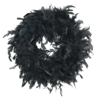 Dekoracje domu - Wieniec Feathers ⌀40cm black - miniaturka - grafika 1