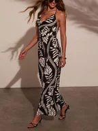 Kombinezony - Milan Kiss Kombinezon w kolorze czarno-kremowym - miniaturka - grafika 1