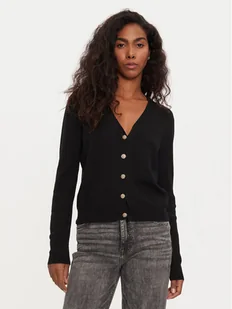 Morgan Kardigan 242-MIDOU Czarny Regular Fit - Swetry damskie - miniaturka - grafika 1