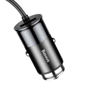 Enjoy Baseus Baseus Together ładowarka samochodowa z przedłużaczem hubem 4x USB 5.5A czarny (CCTON-01) hurtel-37936-0 - Ładowarki samochodowe - miniaturka - grafika 15