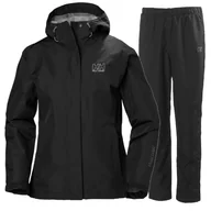 Pozostała odzież narciarska - Zestaw przeciwdeszczowy Helly Hansen Seven J, damski, czarny - miniaturka - grafika 1