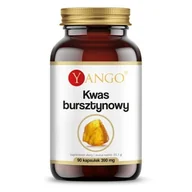 Suplementy naturalne - YANGO Yango Kwas Bursztynowy 90 k zwalcza wolne rodniki YA0985 - miniaturka - grafika 1