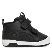 Buty dla chłopców - Sneakersy Puma Multiflex 2 Mid Sl V Inf 312153 01 Czarny - miniaturka - grafika 1