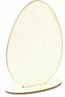 Wielkanoc - Drewniane jajko na podstawce - 15 cm - 1 szt. - miniaturka - grafika 1