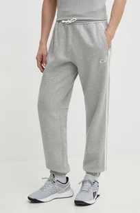 Reebok spodnie dresowe Court Sport kolor szary melanżowe 100076382 - Spodnie męskie - miniaturka - grafika 1