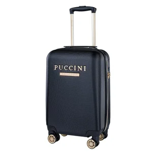 Mała kabinowa walizka PUCCINI LOS ANGELES ABS017C 1 Czarna - Walizki - miniaturka - grafika 1