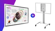 Monitory reklamowe i wyświetlacze - Samsung Flip Pro 55" WM55B z Peerless-AV wózkiem - miniaturka - grafika 1