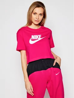 Koszulki sportowe damskie - Nike T-Shirt Sportswear Essential BV6175 Różowy Loose Fit - grafika 1
